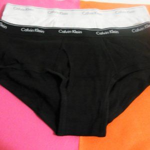 2 Men's Calvin Klein Briefs Underwear, Size XL 40"-42", Cotton